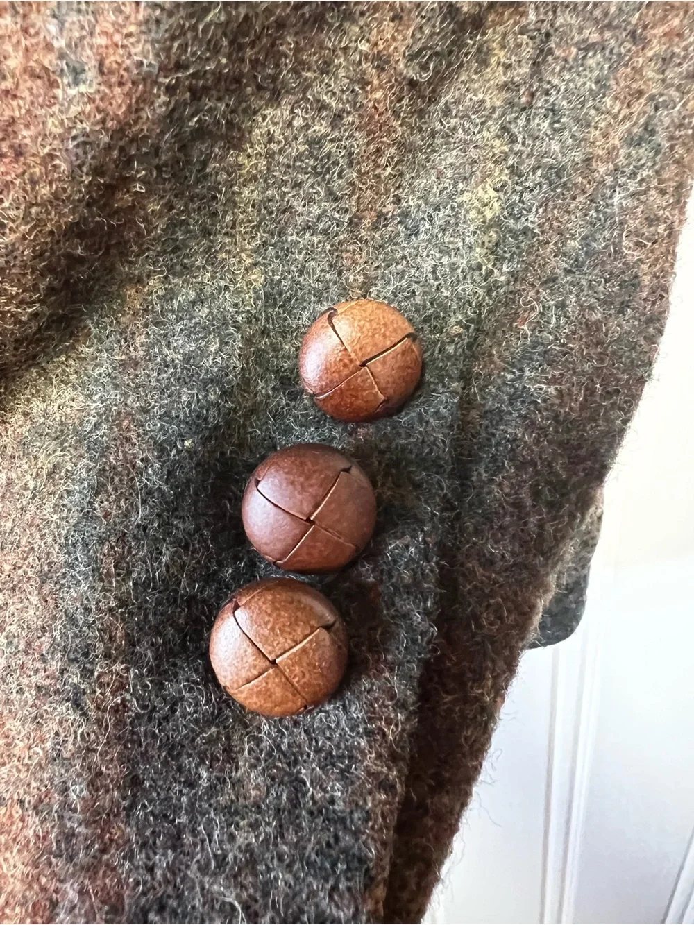 VTG Tommy Hilfiger Wool Plaid Blazer 46R ACTWU Union Made Sport Coat Fall Tweed